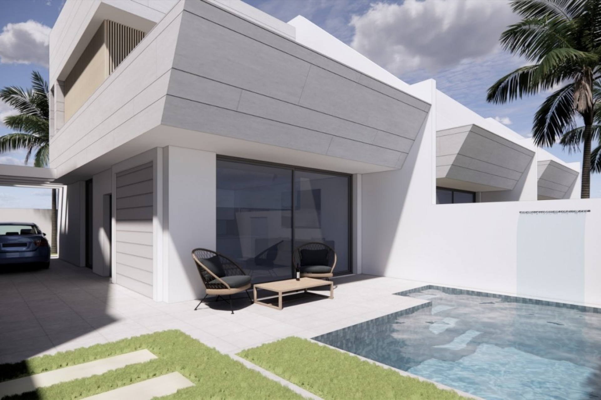 Nieuwbouw Woningen - Vrijstaande villa - San Javier - Santiago De La Ribera