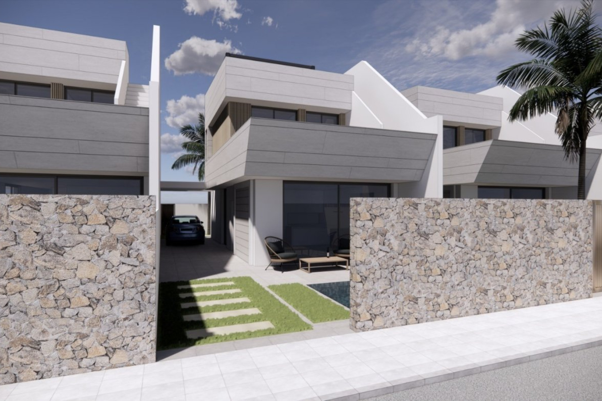 Nieuwbouw Woningen - Vrijstaande villa - San Javier - Santiago De La Ribera