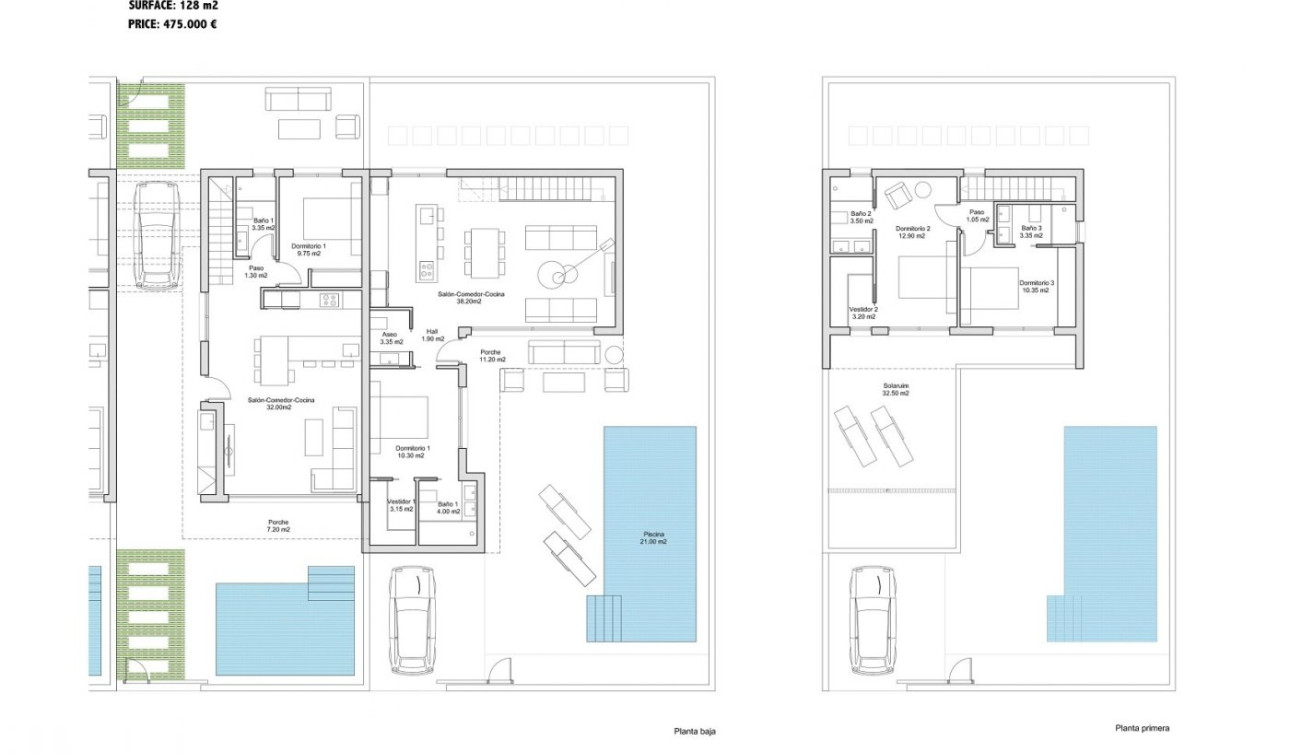 Nieuwbouw Woningen - Vrijstaande villa - San Javier - Santiago De La Ribera