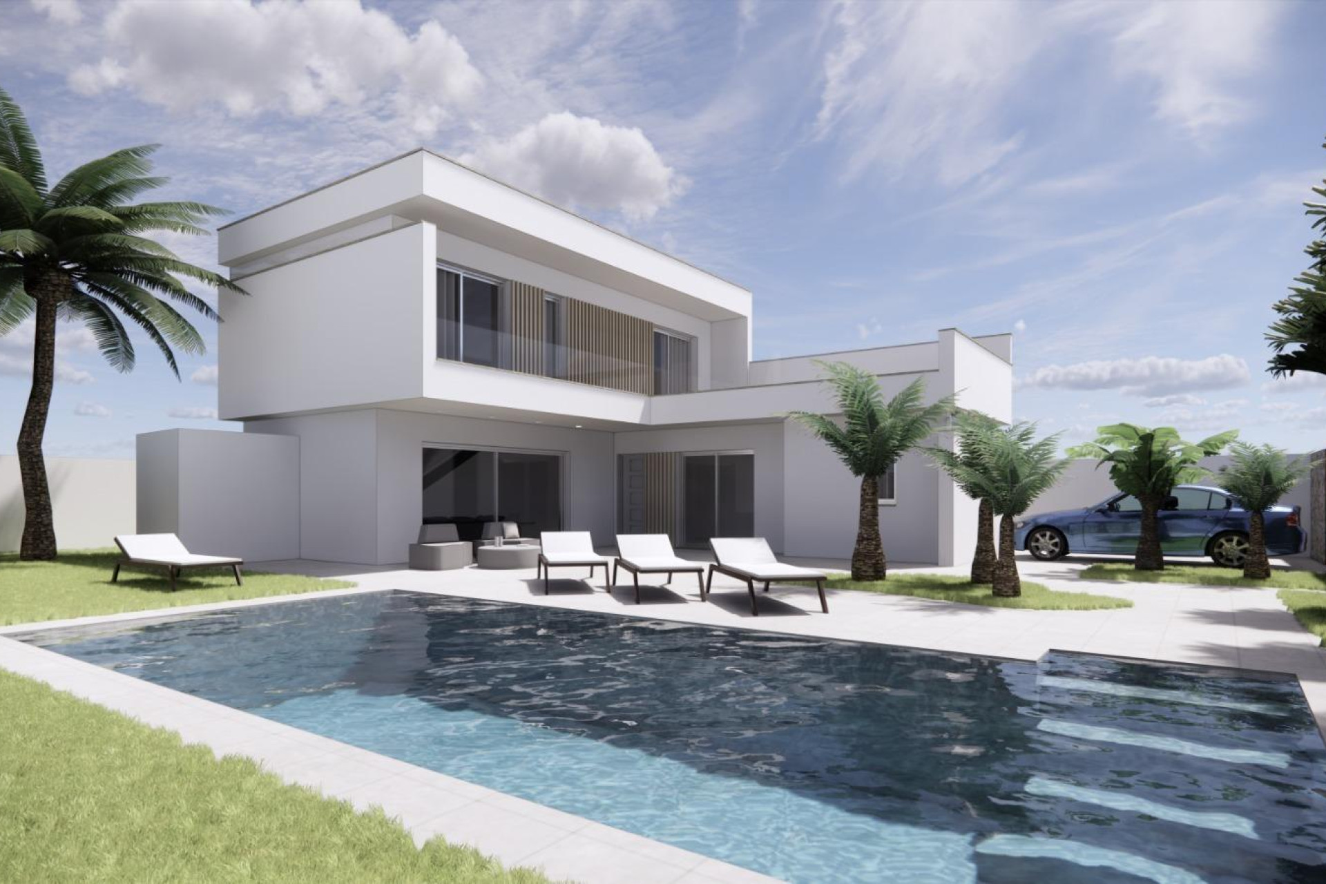 Nieuwbouw Woningen - Vrijstaande villa - San Javier - Santiago De La Ribera