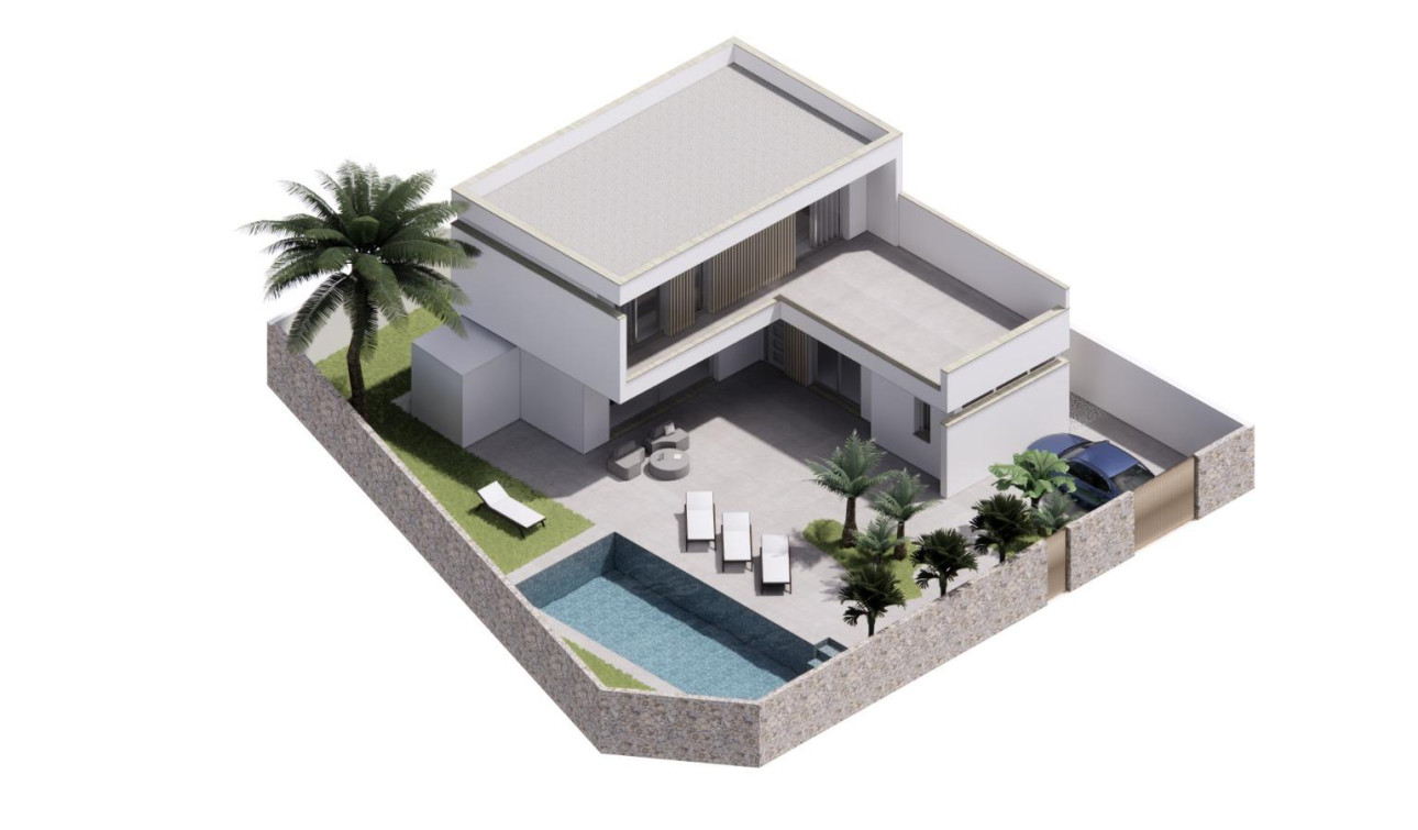 Nieuwbouw Woningen - Vrijstaande villa - San Javier - Santiago De La Ribera