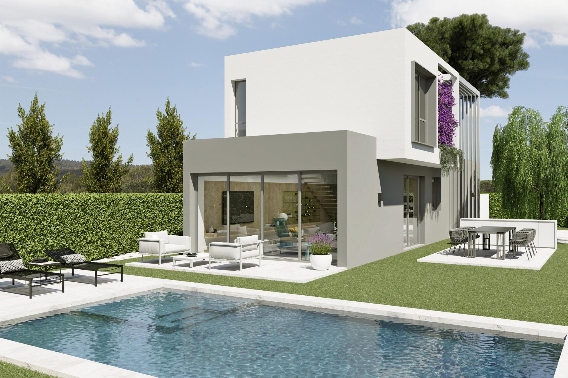 Nieuwbouw Woningen - Vrijstaande villa - San Juan de Alicante - La Font