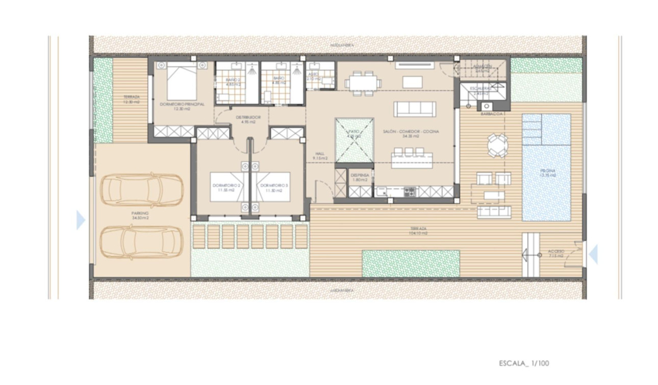 Nieuwbouw Woningen - Vrijstaande villa - San Juan de los Terreros - Las Mimosas