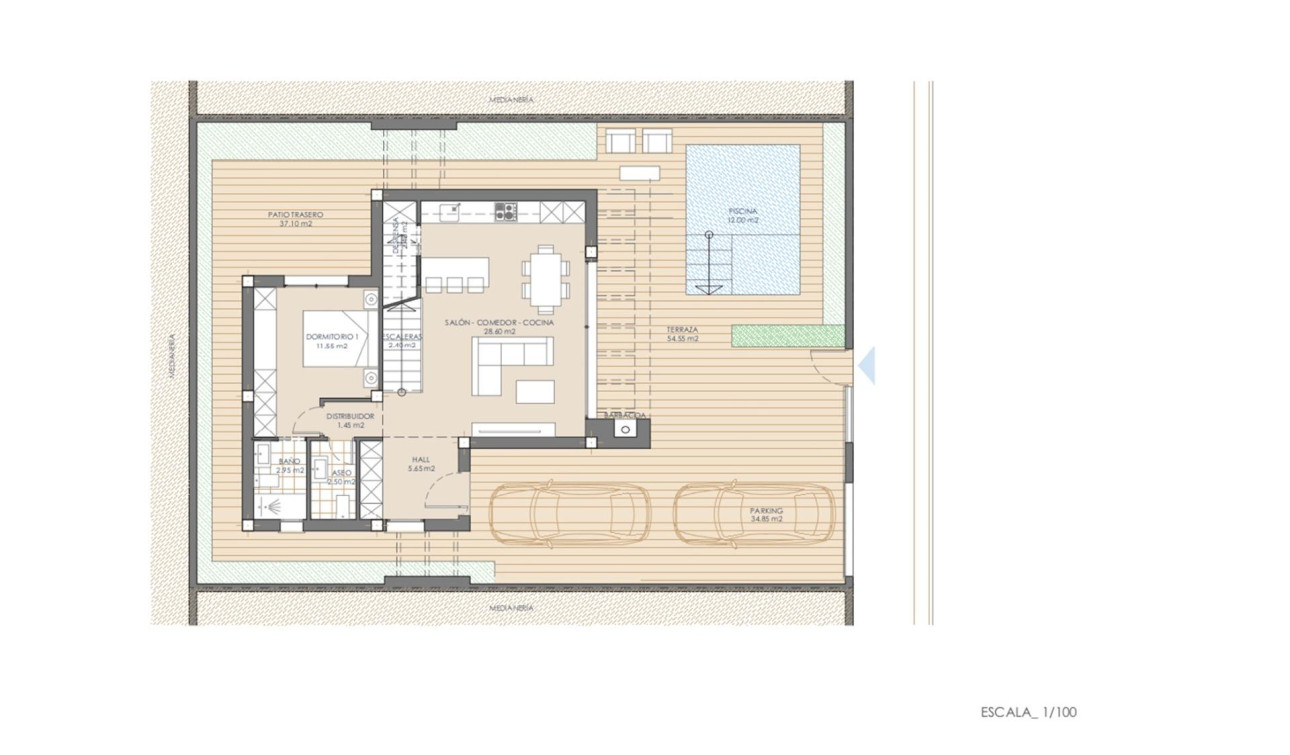 Nieuwbouw Woningen - Vrijstaande villa - San Juan de los Terreros - Las Mimosas