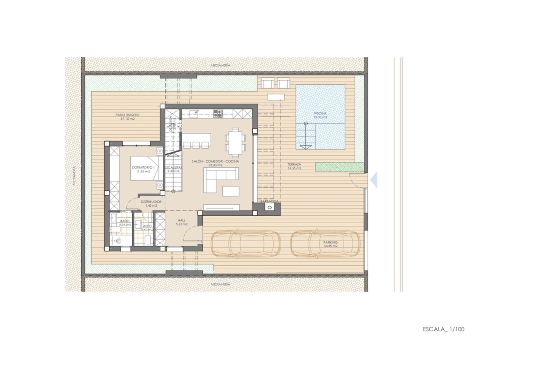 Nieuwbouw Woningen - Vrijstaande villa - San Juan de los Terreros - Las Mimosas