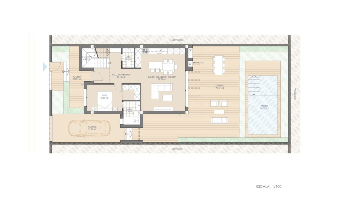 Nieuwbouw Woningen - Vrijstaande villa - San Juan de los Terreros - Las Mimosas