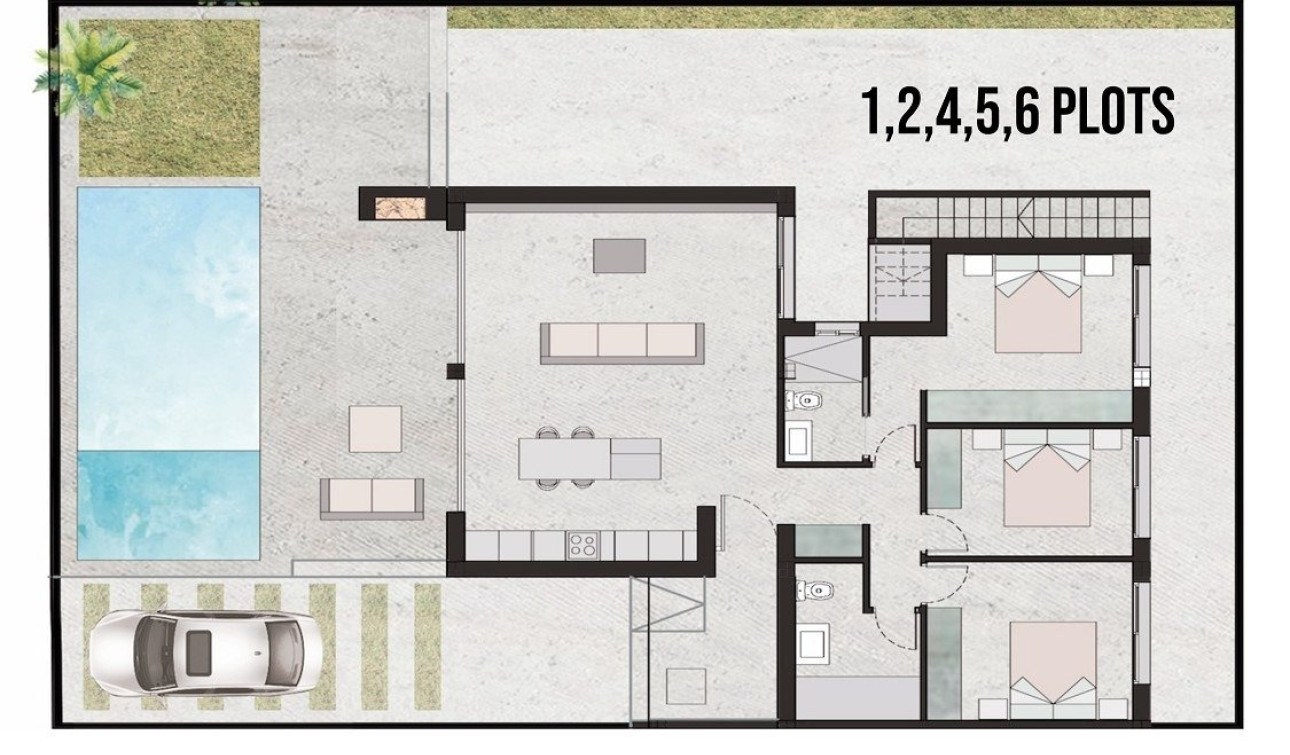 Nieuwbouw Woningen - Vrijstaande villa - San Pedro del Pinatar - Los Antolinos