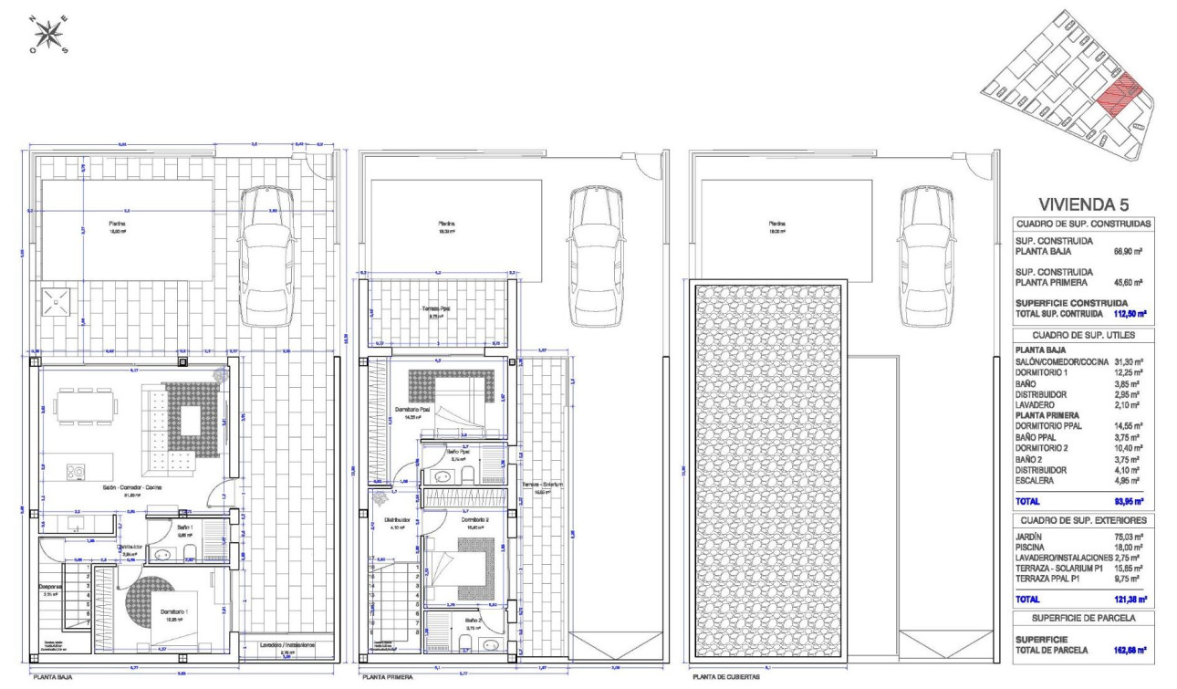 Nieuwbouw Woningen - Vrijstaande villa - San Pedro del Pinatar - Los Antolinos