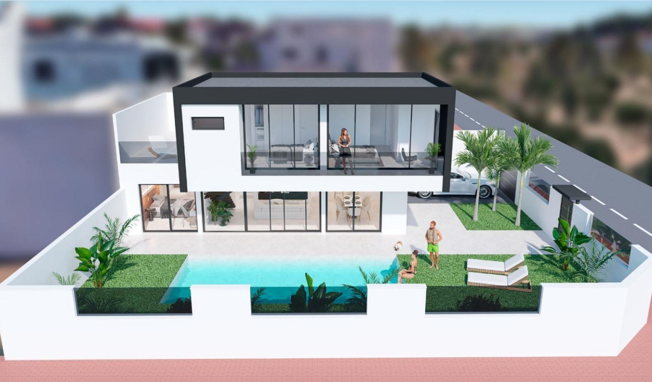 Nieuwbouw Woningen - Vrijstaande villa - San Pedro del Pinatar - Pueblo