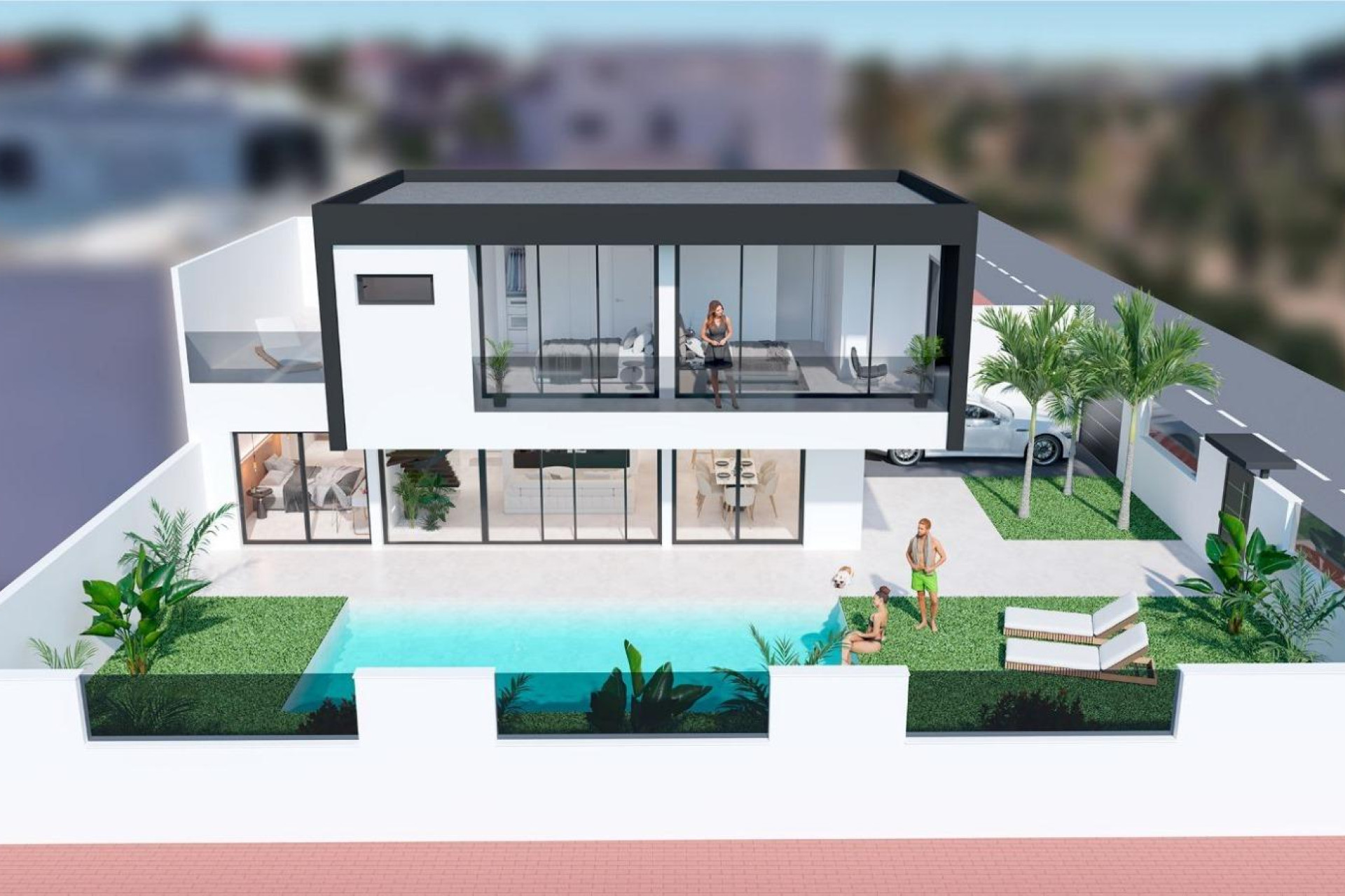 Nieuwbouw Woningen - Vrijstaande villa - San Pedro del Pinatar - Pueblo