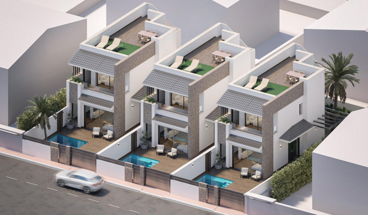 Nieuwbouw Woningen - Vrijstaande villa - San Pedro del Pinatar - Pueblo