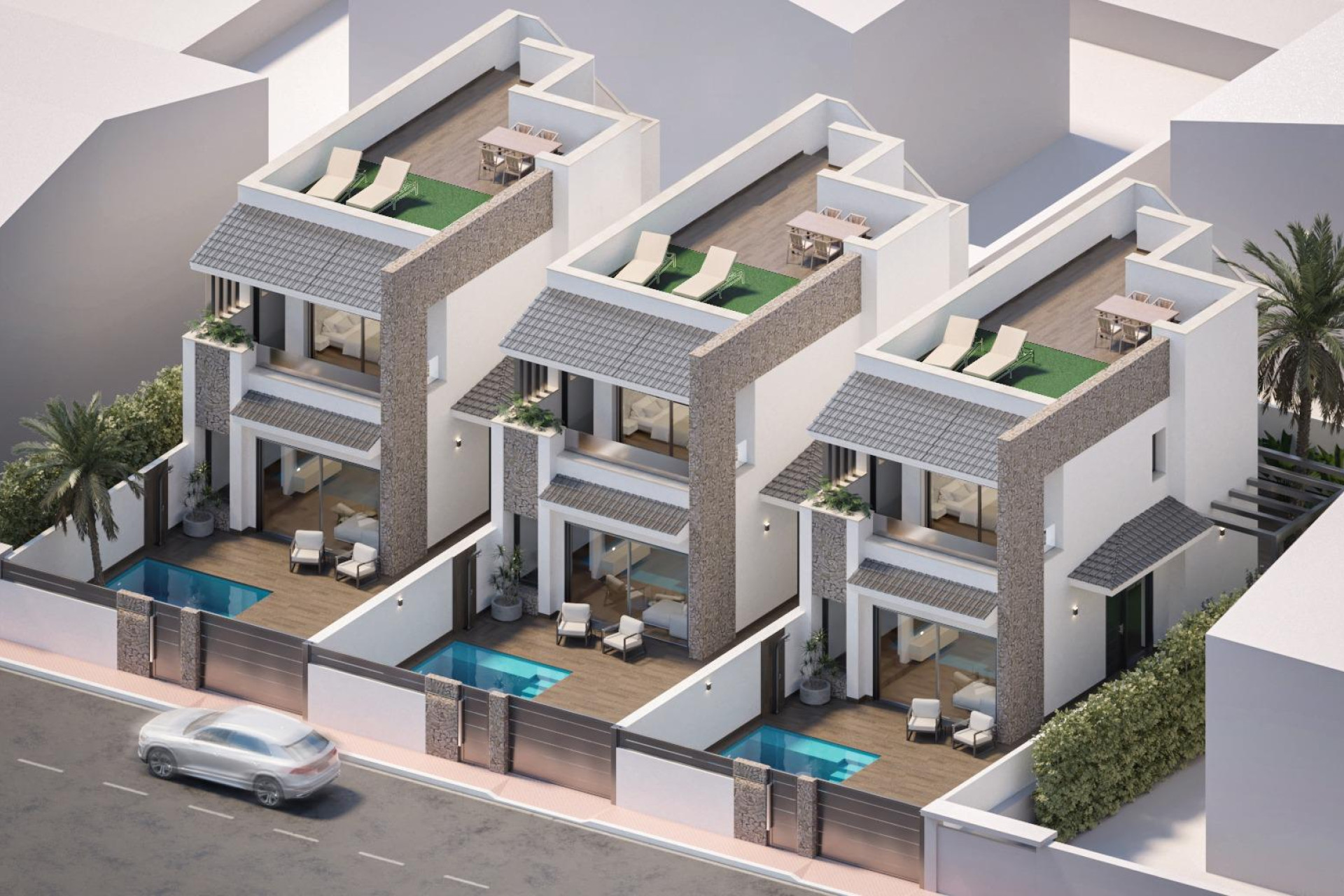 Nieuwbouw Woningen - Vrijstaande villa - San Pedro del Pinatar - Pueblo