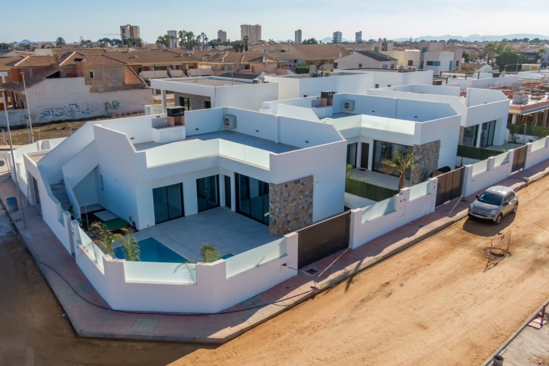 Nieuwbouw Woningen - Vrijstaande villa - Santiago de la Ribera - Dos Mares