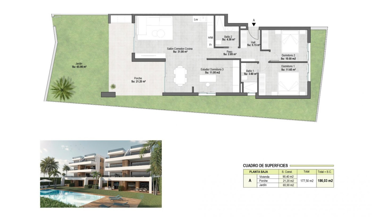 Nouvelle construction - Appartement - Alhama De Murcia - Condado De Alhama