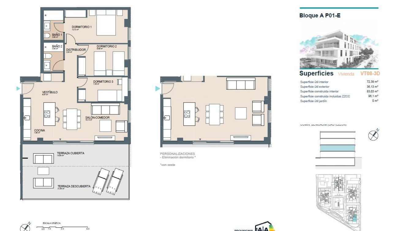 Nouvelle construction - Appartement - Benicassim - Almadraba