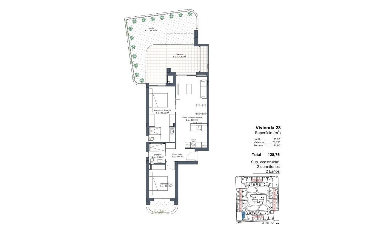 Nouvelle construction - Appartement - Ciudad Quesada - Lo Marabú