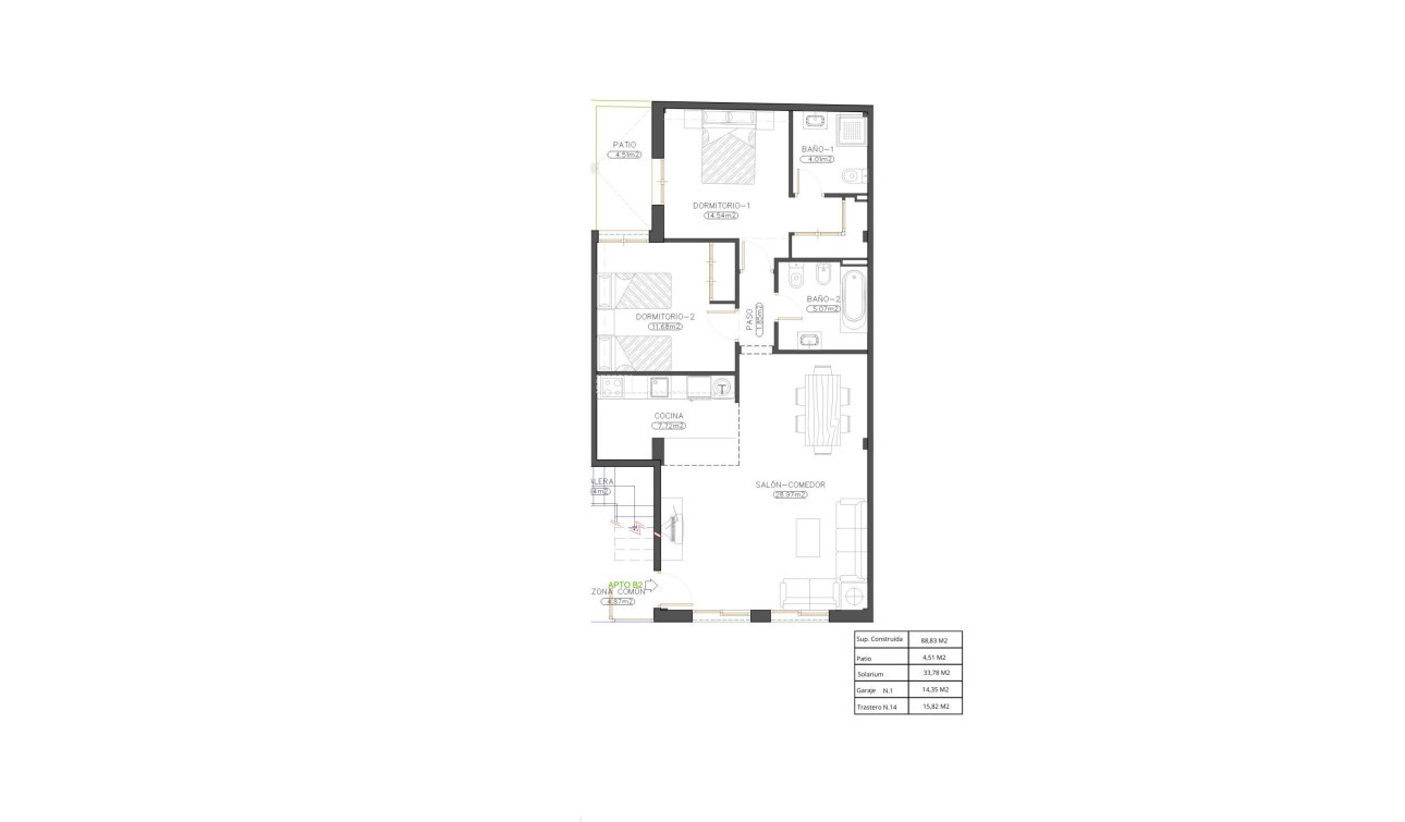 Nouvelle construction - Appartement - Cuevas Del Almanzora - Herrerias