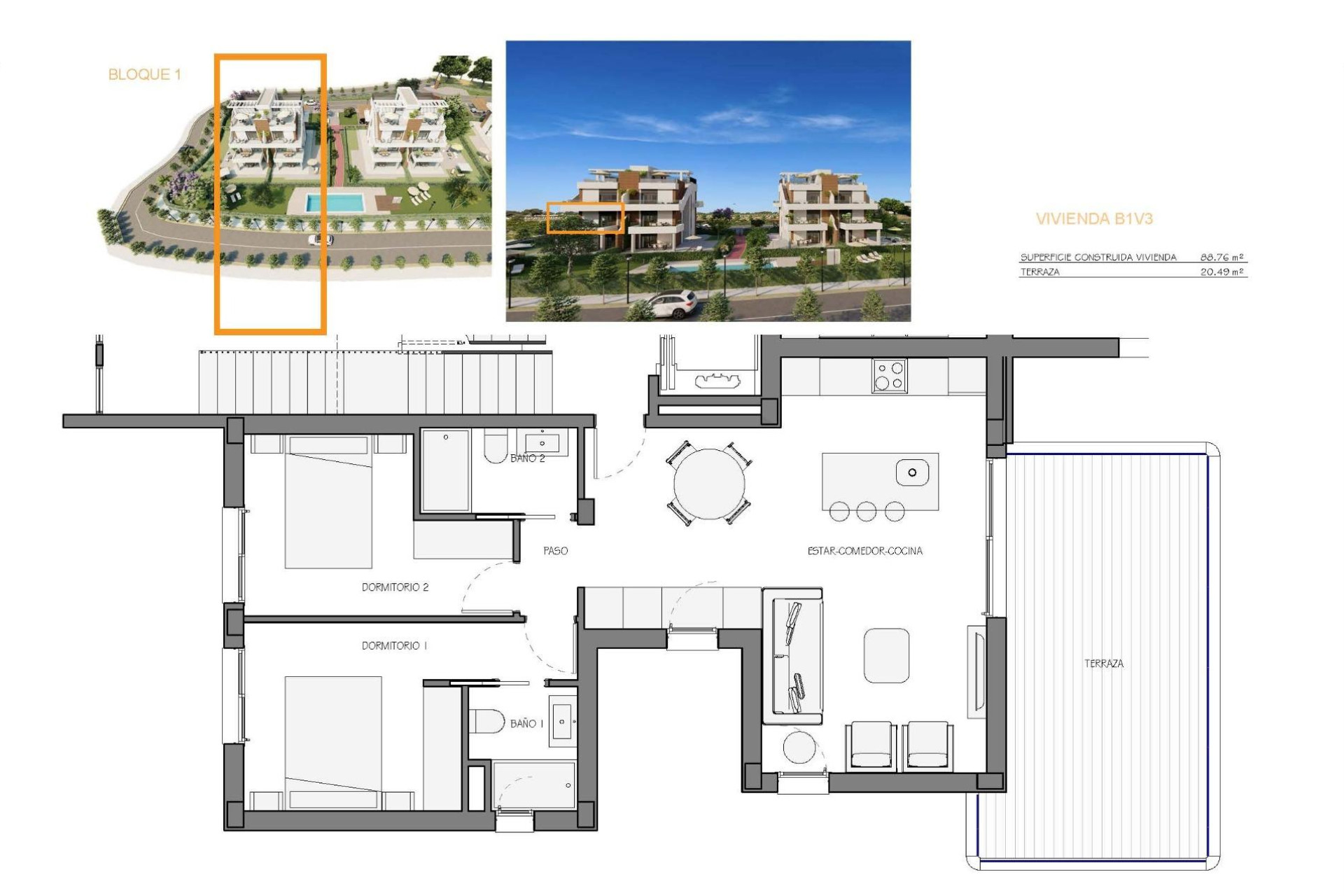 Nouvelle construction - Appartement - Fuente Alamo - Hacienda del Alamo