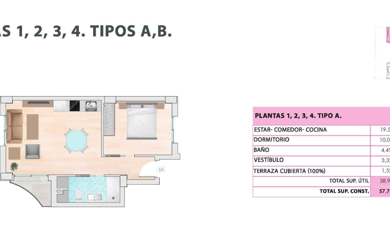 Nouvelle construction - Appartement - Guardamar del Segura - Pueblo