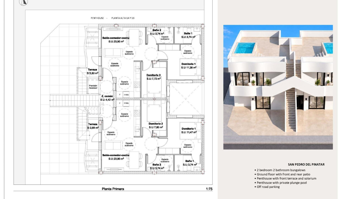 Nouvelle construction - Appartement - San Pedro del Pinatar - Los Peñascos