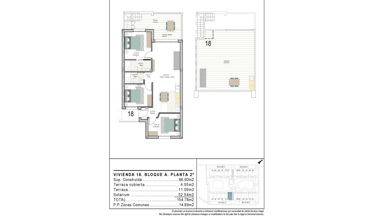 Nouvelle construction - Appartement - Torre Pacheco - San Cayetano