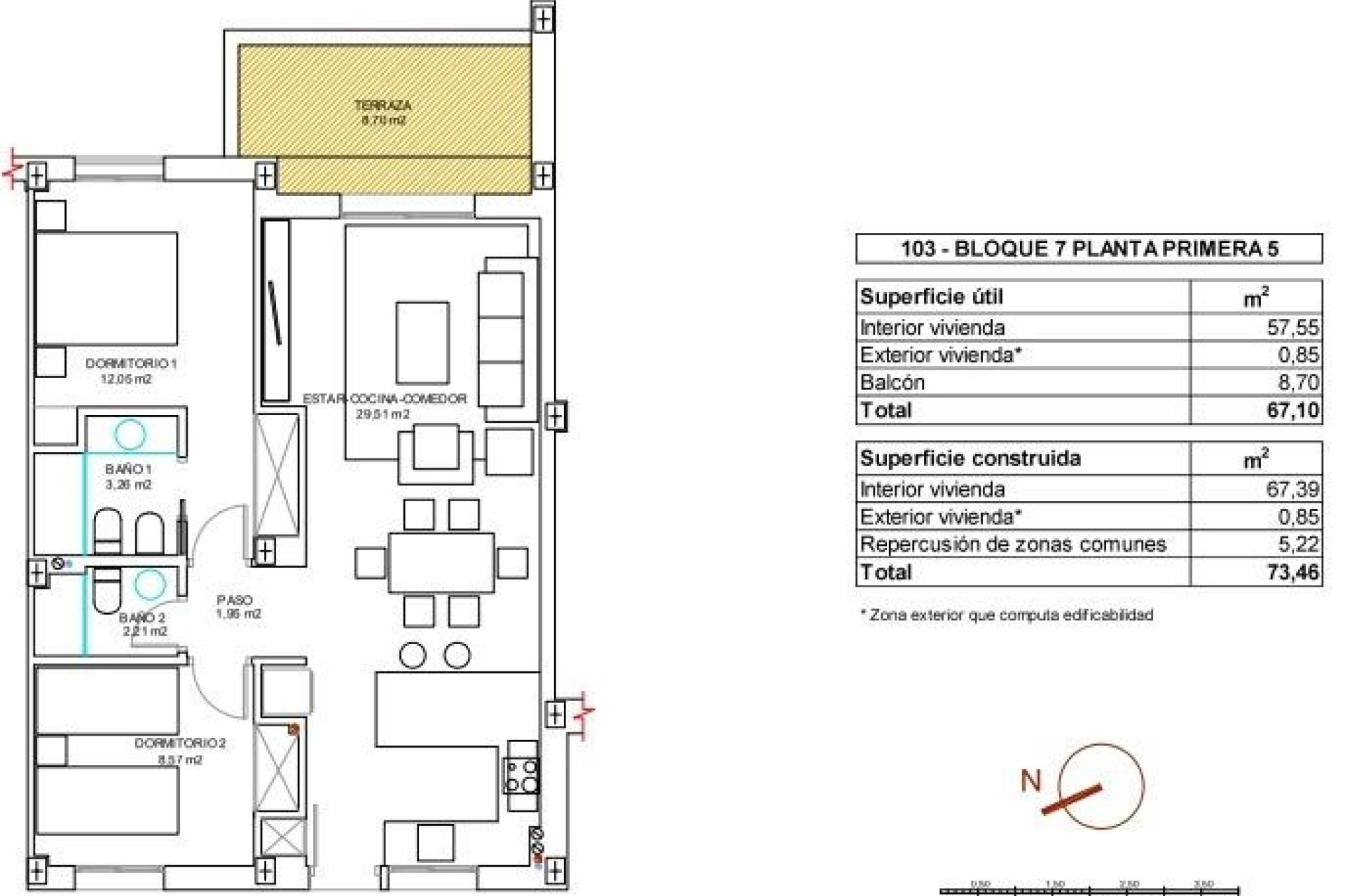 Nouvelle construction - Appartement - Vera - El Playazo