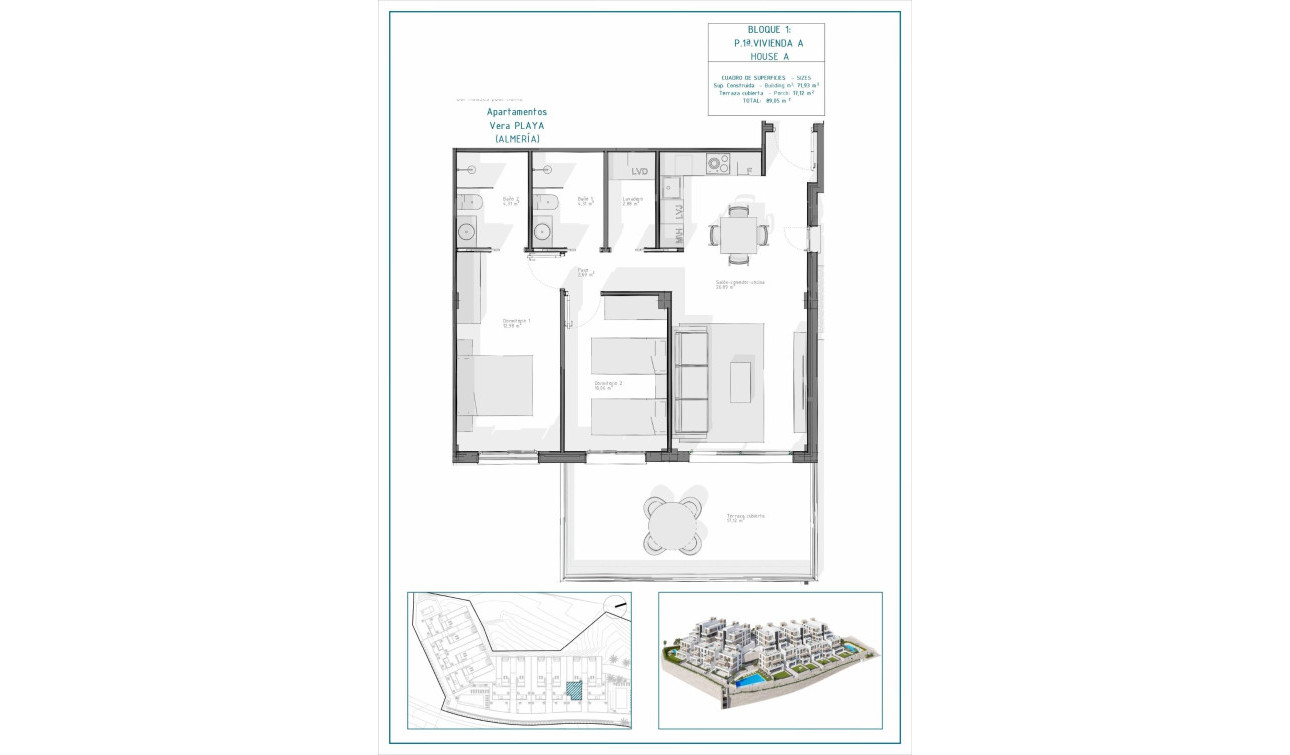 Nouvelle construction - Appartement - Vera - Pueblo Salinas