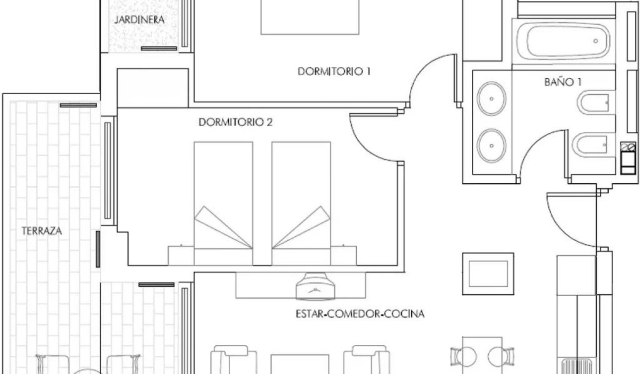 Nouvelle construction - Appartement - Vera - Puerto del Rey