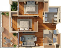 Nouvelle construction - Appartement - Vera - Puerto del Rey