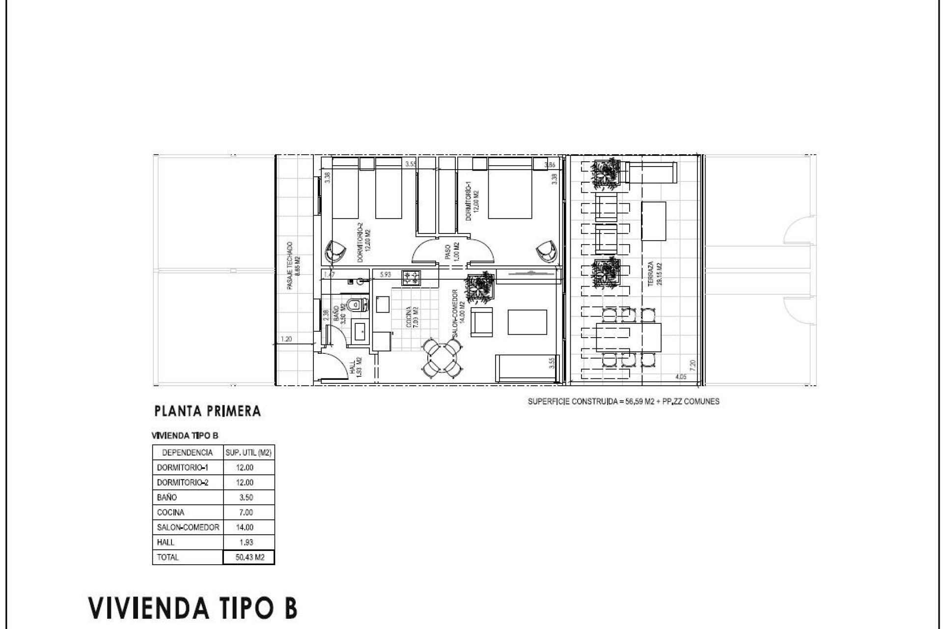 Nouvelle construction - Appartement - Vera - Vera Playa