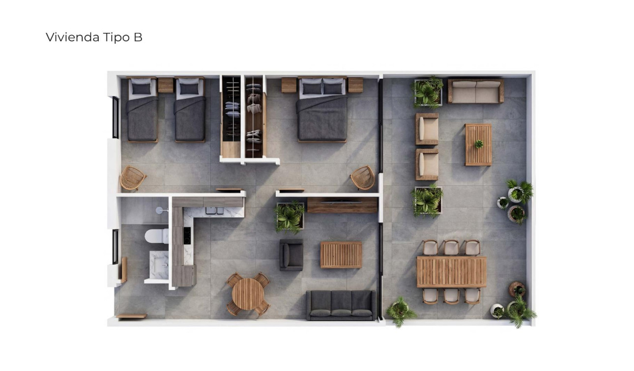 Nouvelle construction - Appartement - Vera - Vera Playa