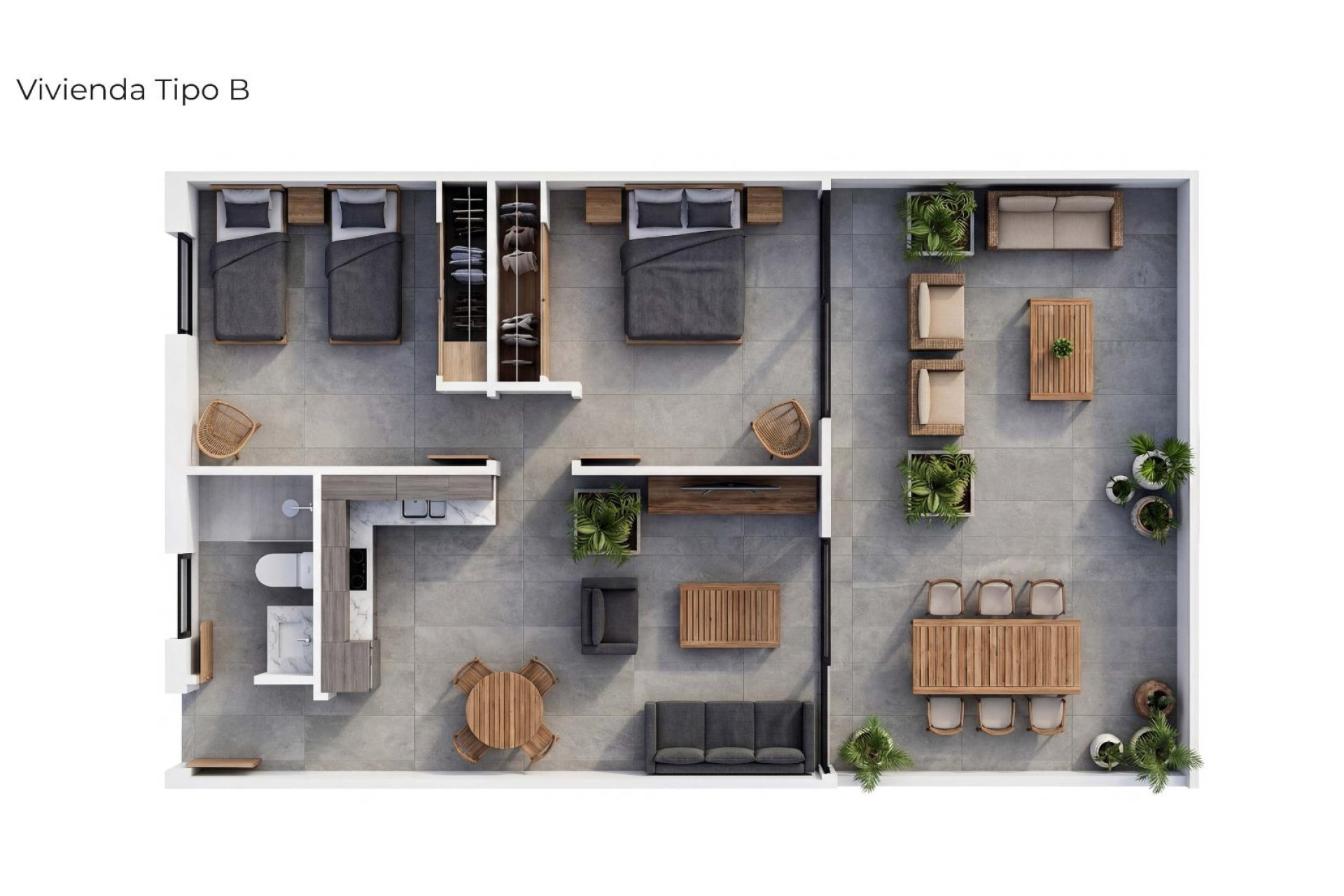 Nouvelle construction - Appartement - Vera - Vera Playa