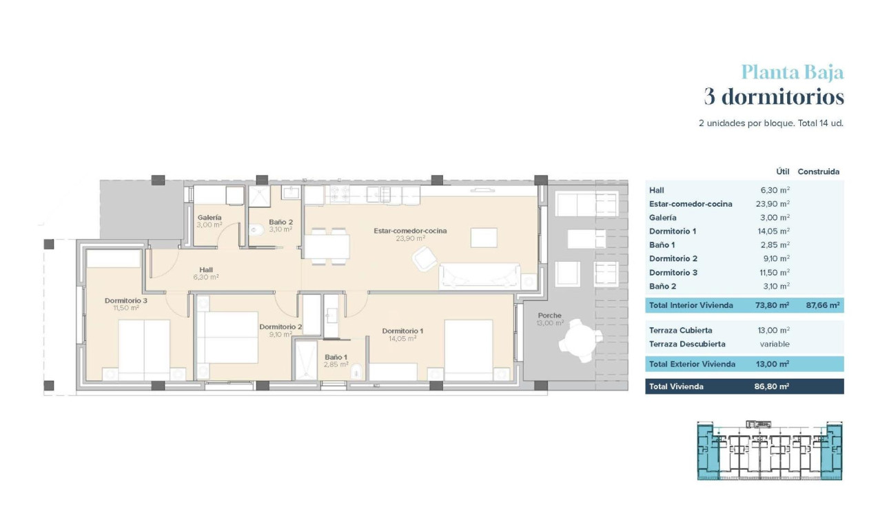 Nouvelle construction - Appartement - Vera - Vera Playa