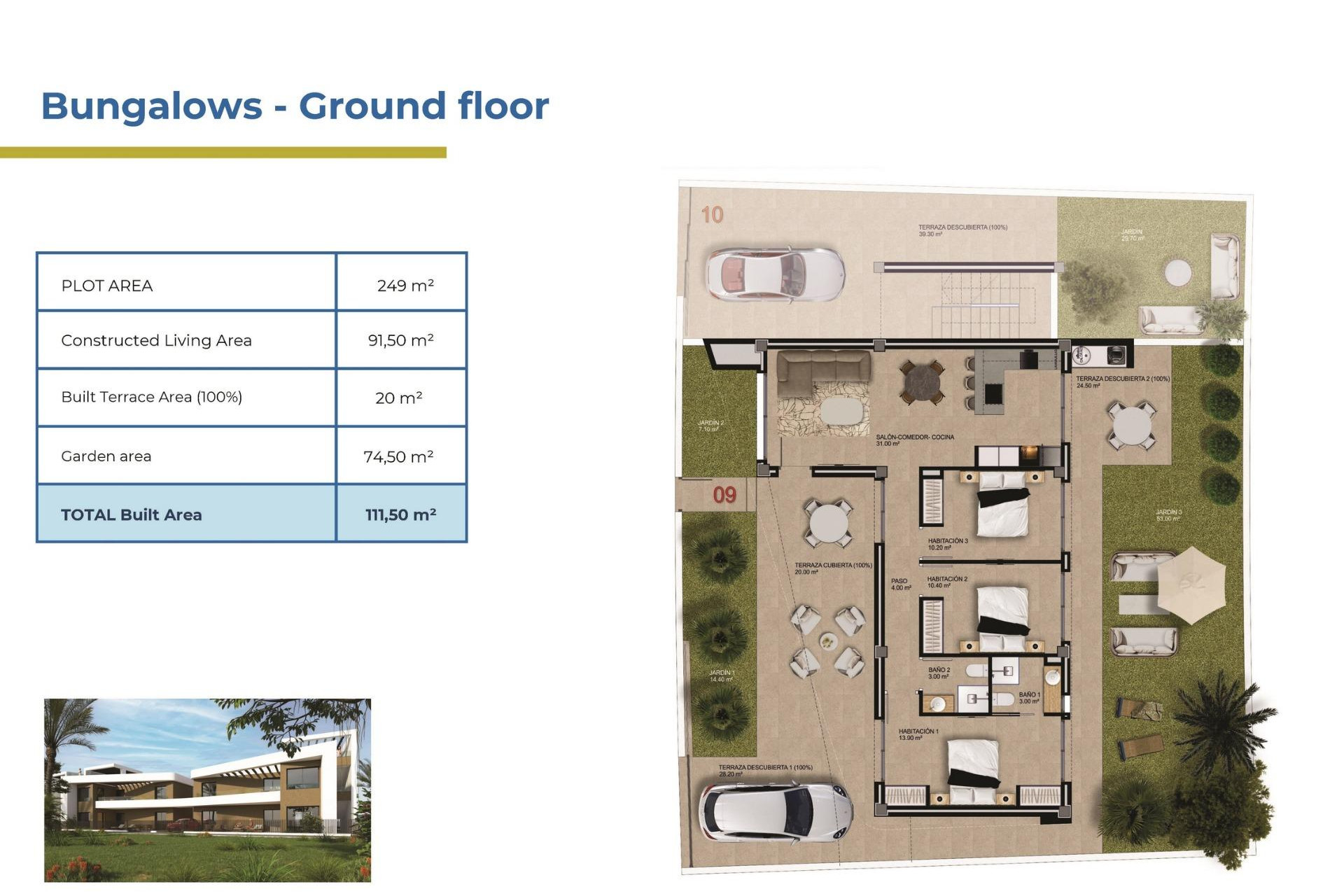 Nouvelle construction - Bungalow - Orihuela Costa - Punta Prima