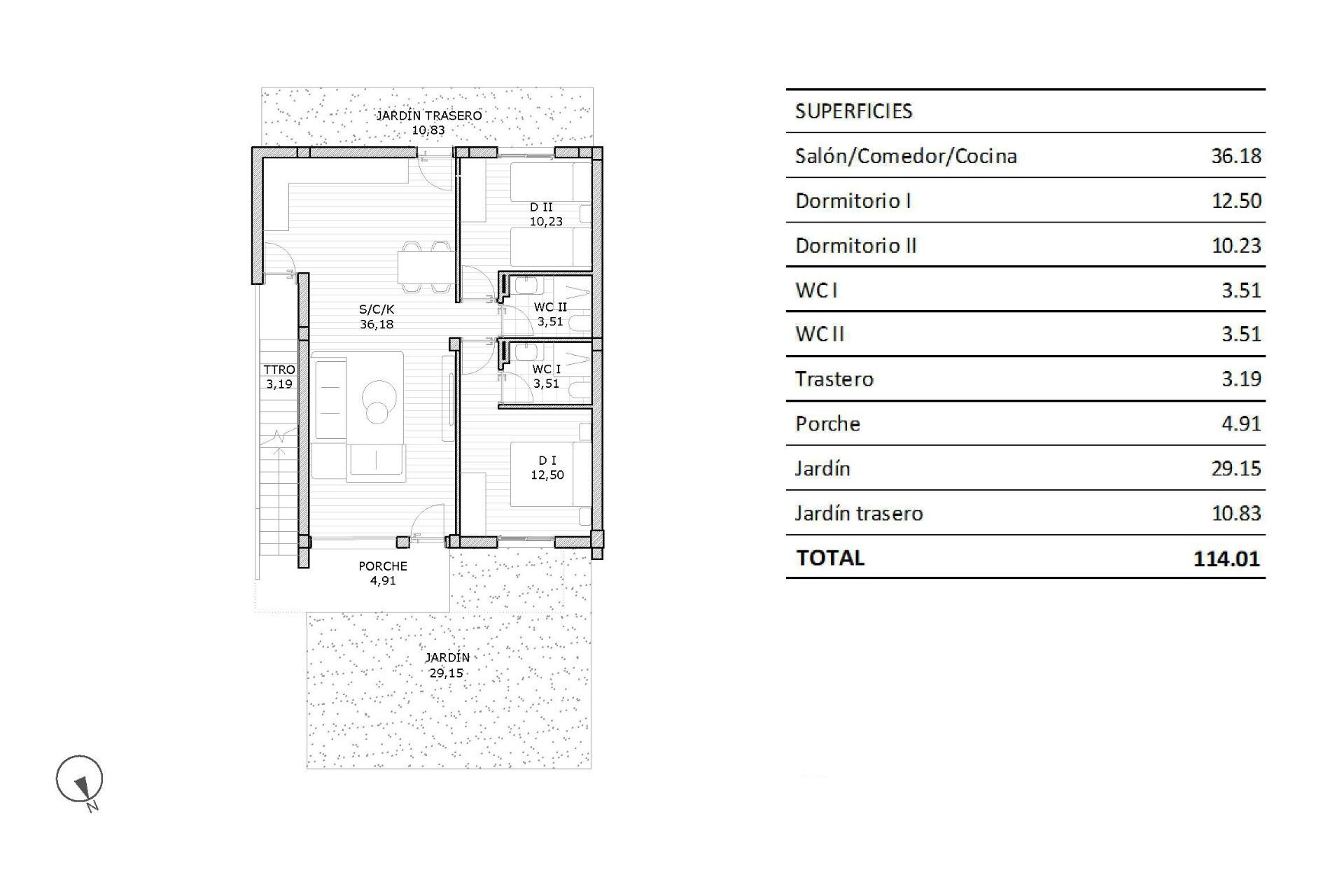 Nouvelle construction - Bungalow - San Miguel de Salinas - Pueblo