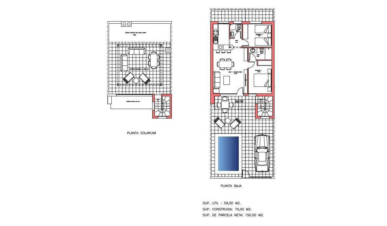 Nouvelle construction - Maison de ville - Fuente Álamo - La Pinilla