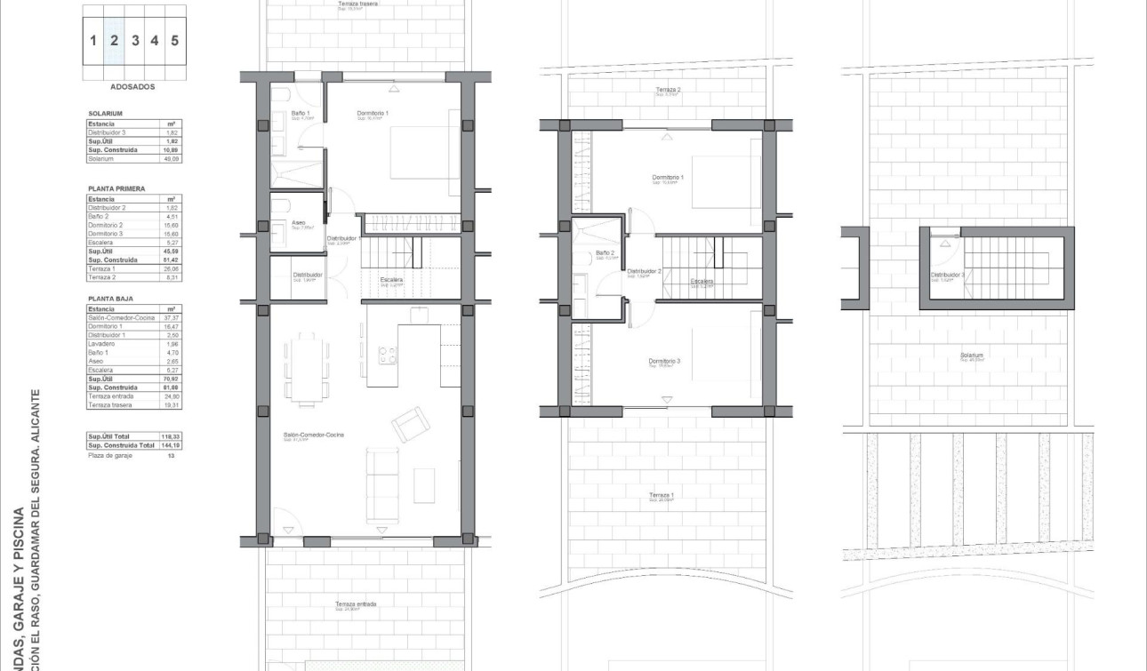 Nouvelle construction - Maison de ville - Guardamar del Segura - El Raso