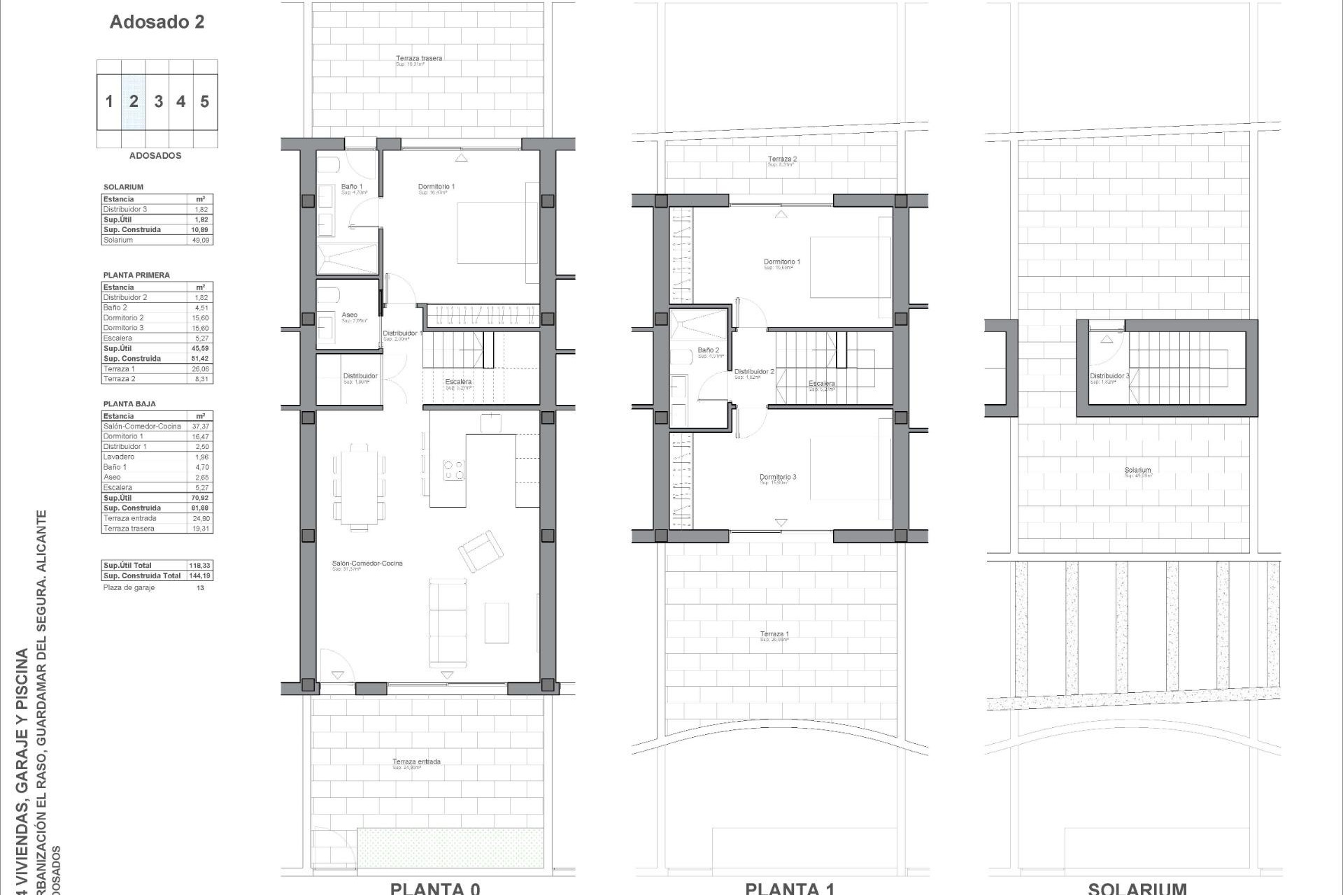 Nouvelle construction - Maison de ville - Guardamar del Segura - El Raso