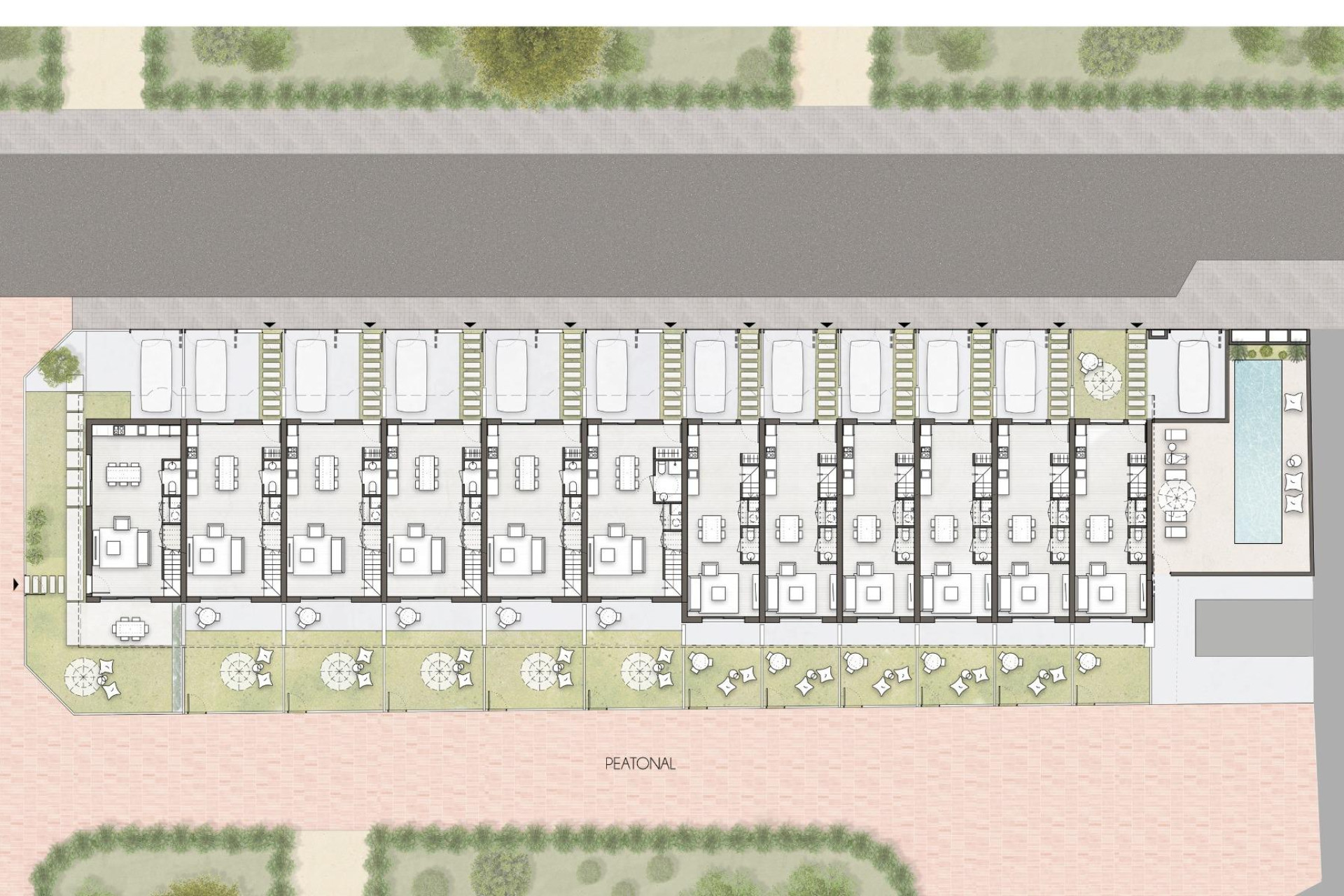 Nouvelle construction - Maison de ville - Pilar de la Horadada - pueblo