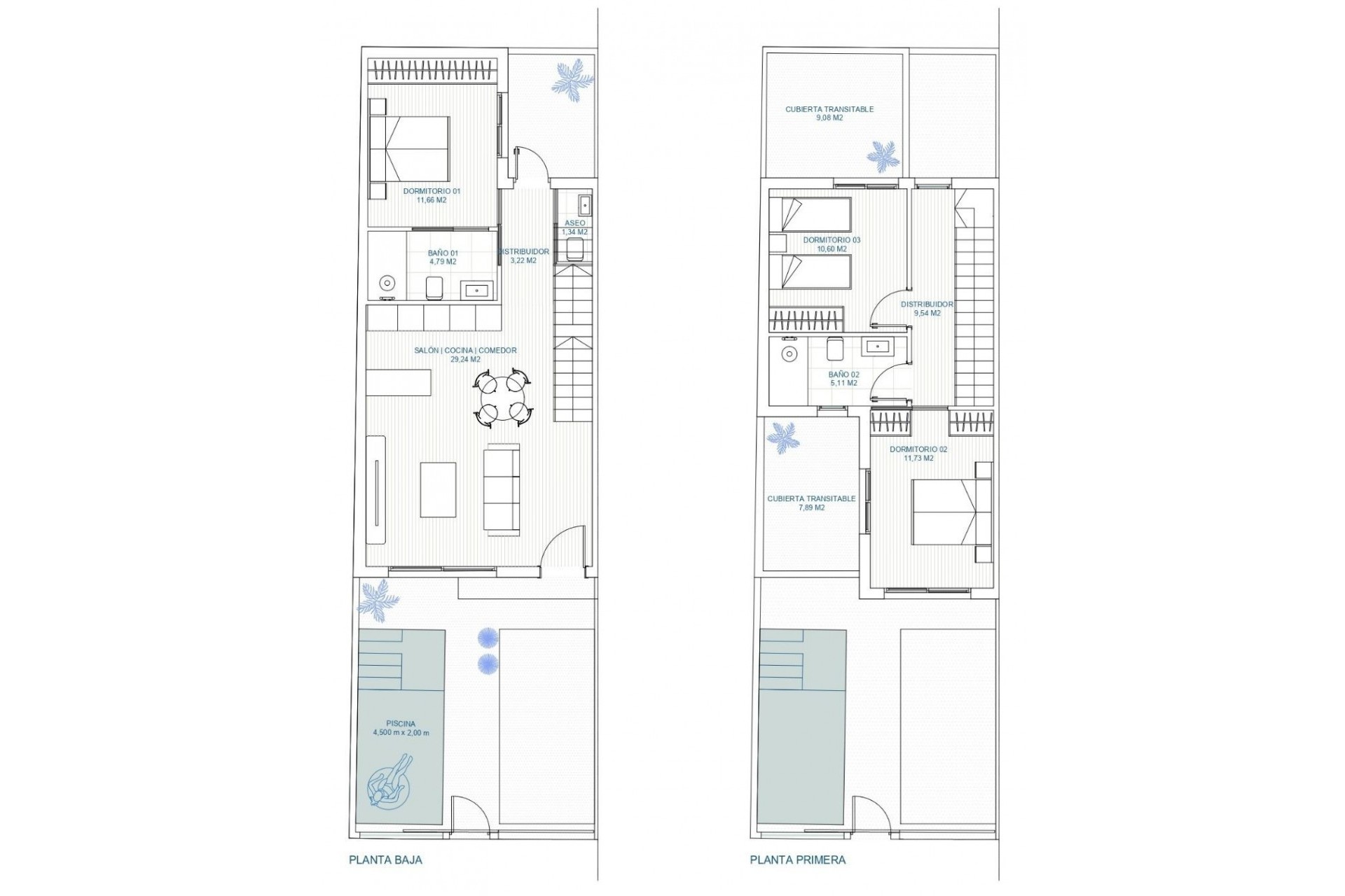 Nouvelle construction - Maison de ville - Torre Pacheco