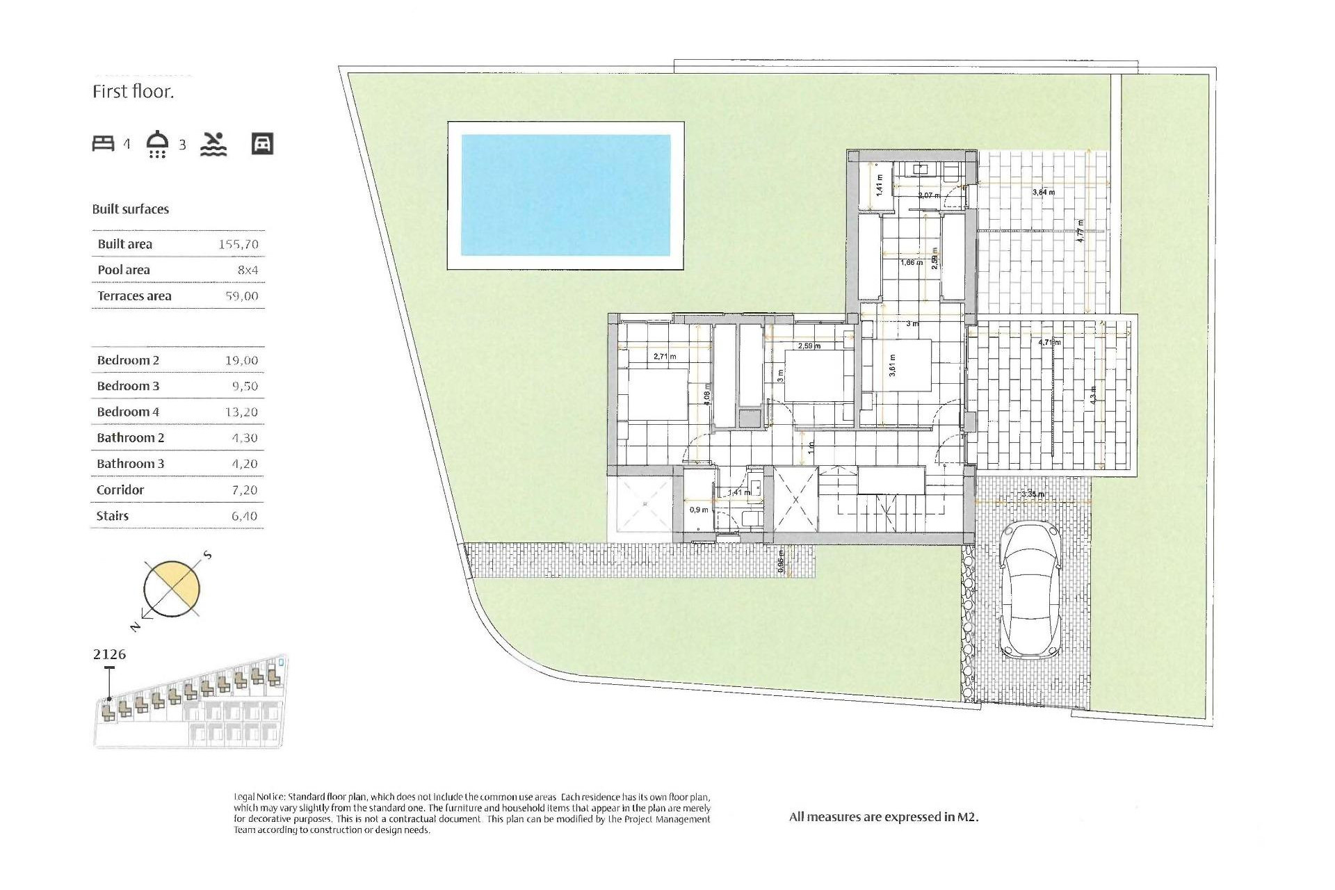 Nouvelle construction - Villa Individuelle - Algorfa - La Finca Golf