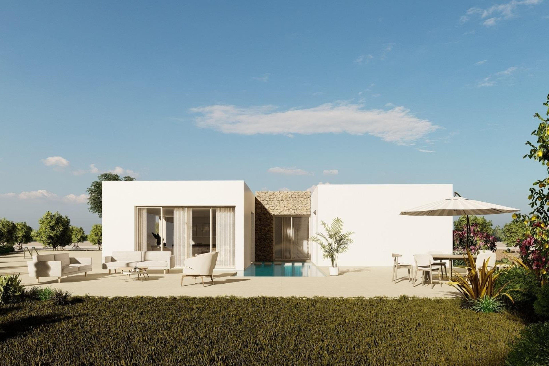 Nouvelle construction - Villa Individuelle - Algorfa