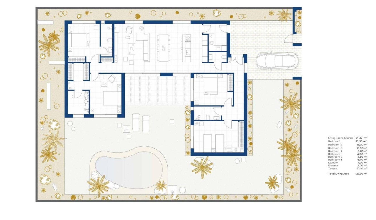 Nouvelle construction - Villa Individuelle - Banos y Mendigo - Altaona Golf
