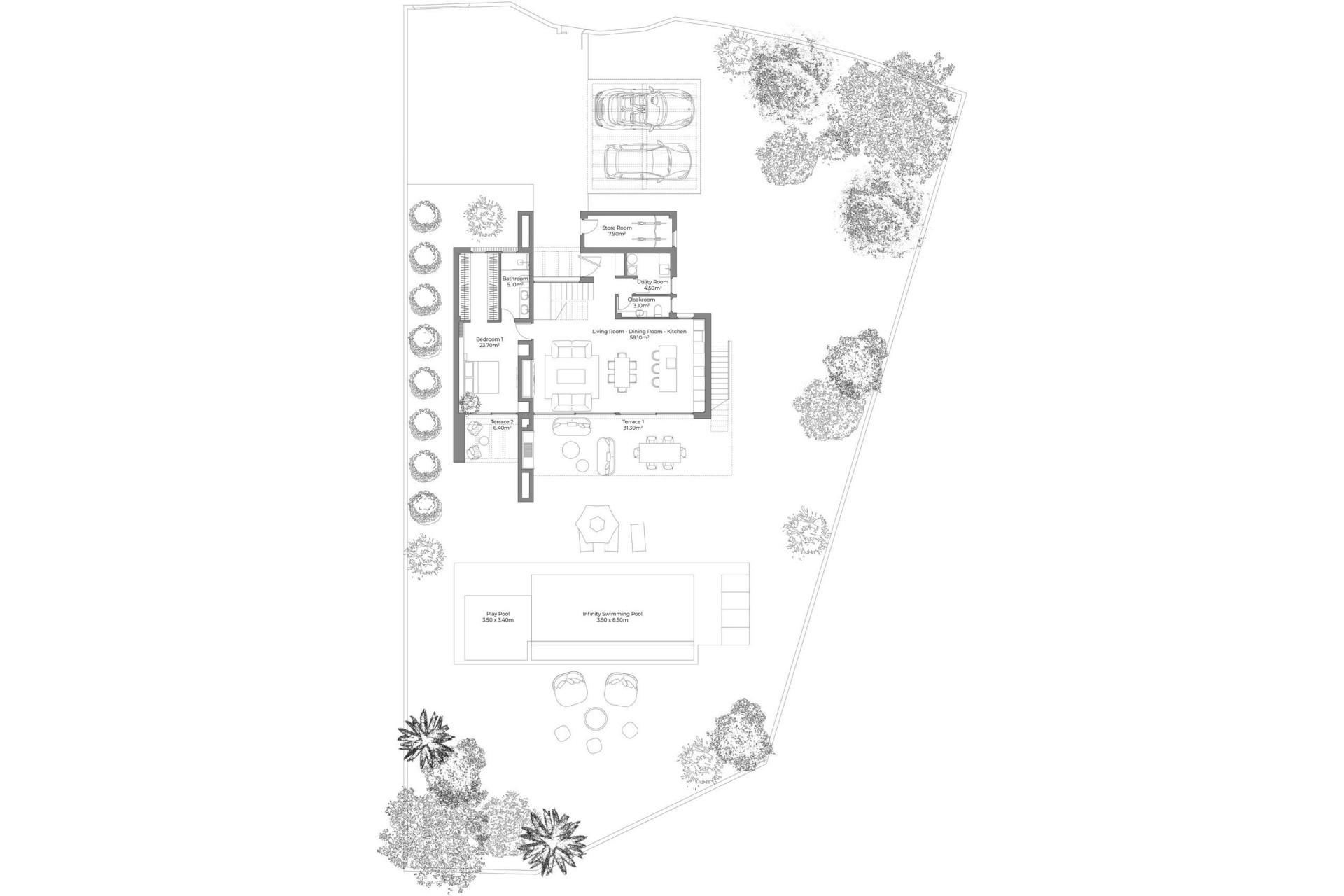 Nouvelle construction - Villa Individuelle - Cuevas Del Almanzora - Desert Springs Golf Club