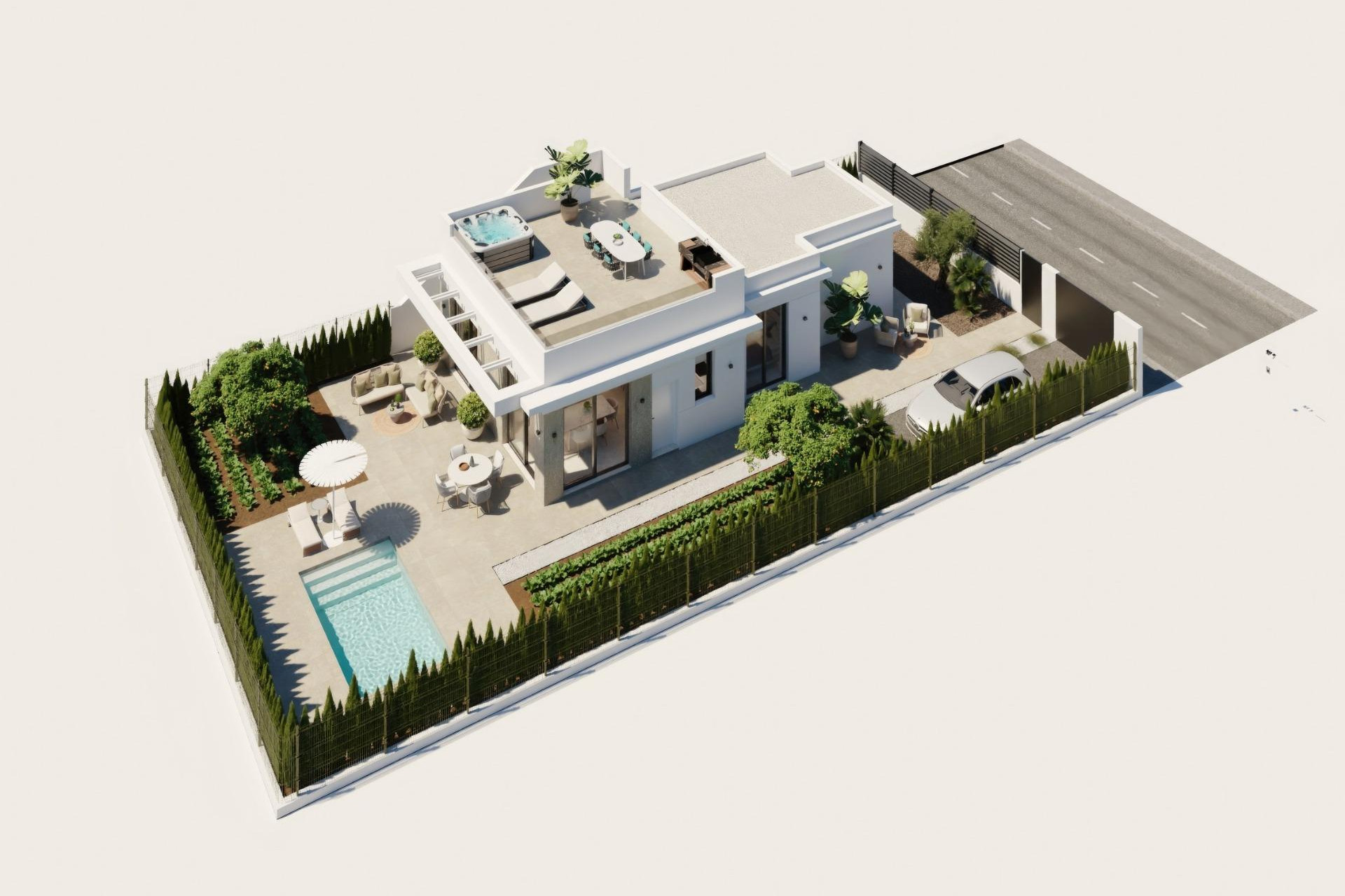 Nouvelle construction - Villa Individuelle - Fuente Alamo - Hacienda Del Álamo Golf