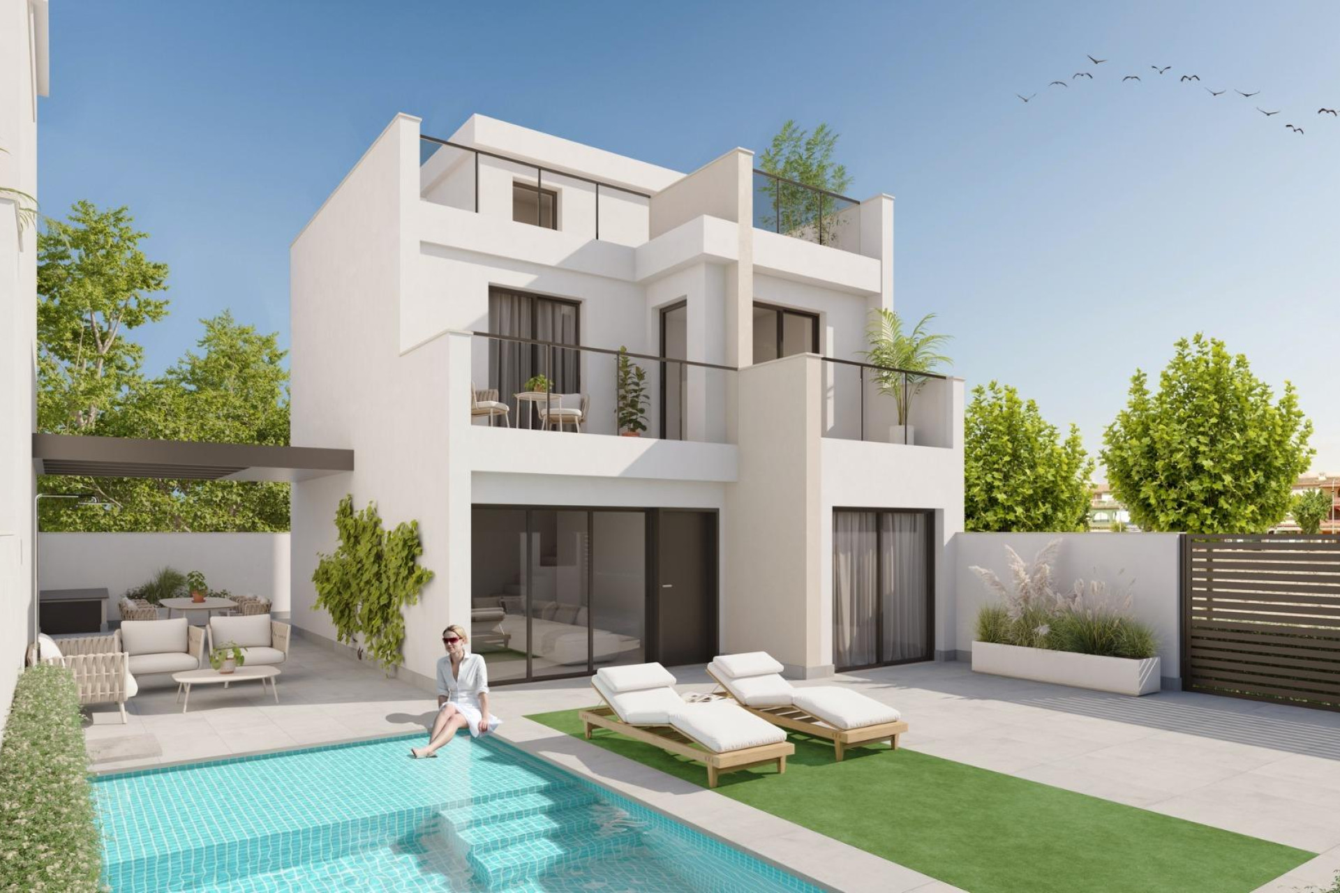 Nouvelle construction - Villa Individuelle - Los Alcazares - Playa la Atascadera