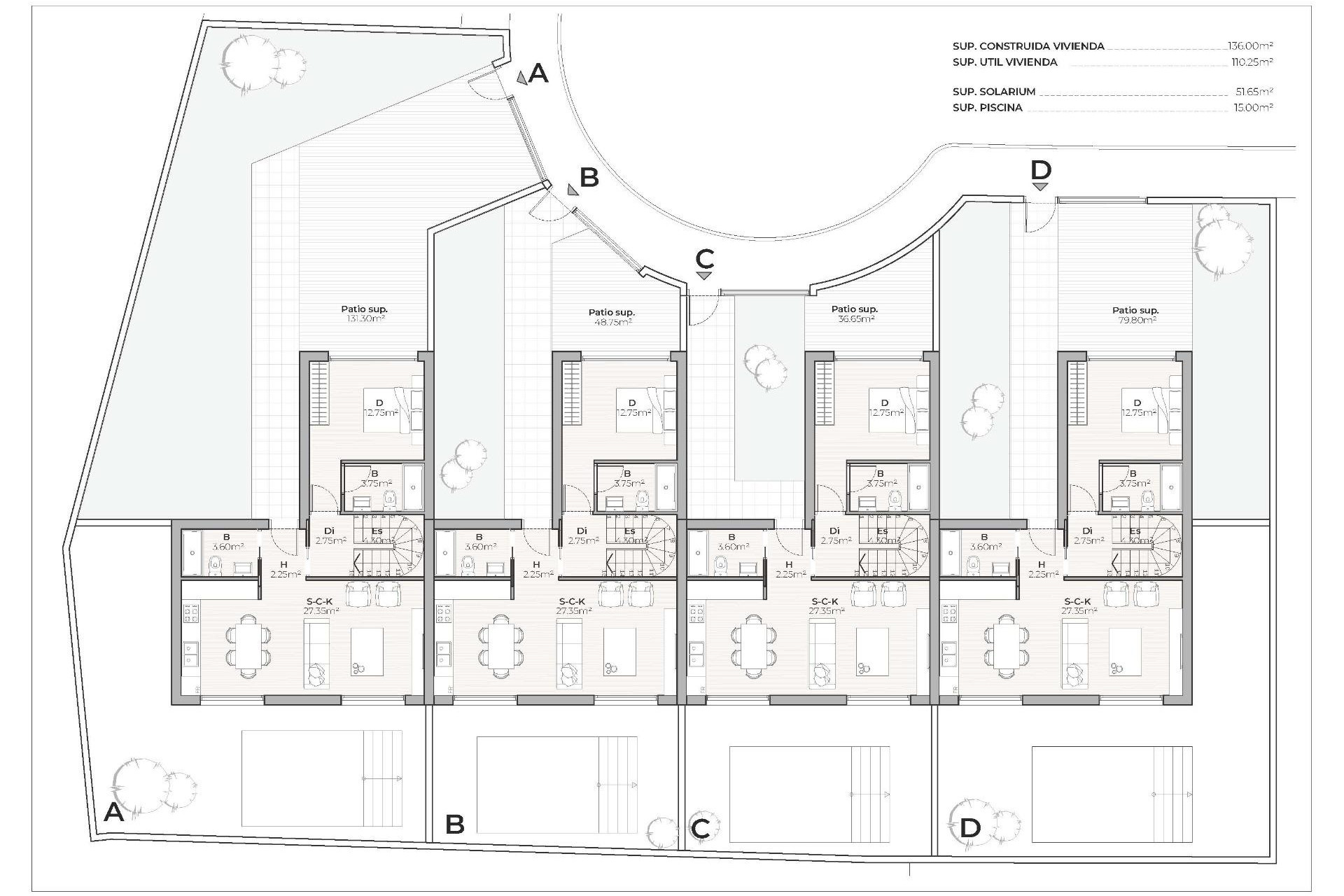 Nouvelle construction - Villa Individuelle - Mazarron - Country Club