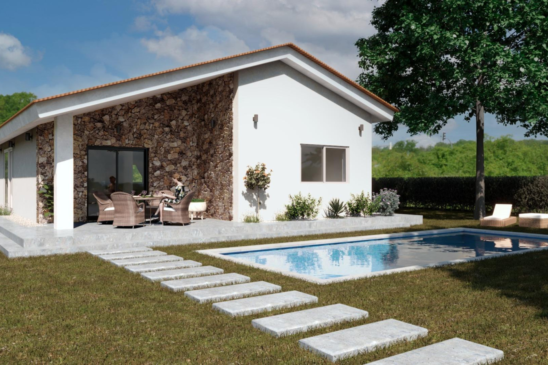 Nouvelle construction - Villa Individuelle - Moratalla - Campo de San Juan