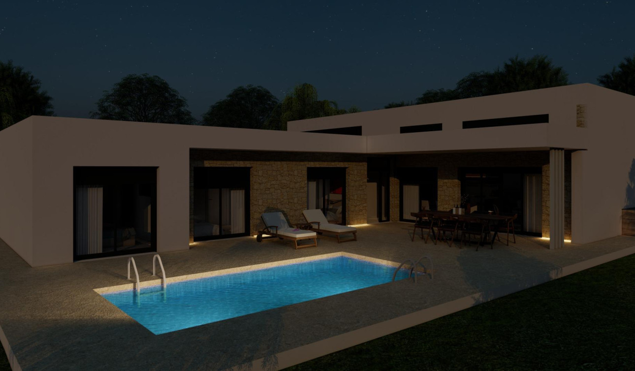 Nouvelle construction - Villa Individuelle - Pinoso - Campo