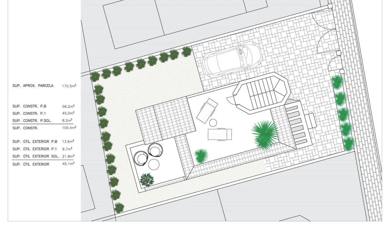 Nouvelle construction - Villa Individuelle - San Fulgencio - El Oasis